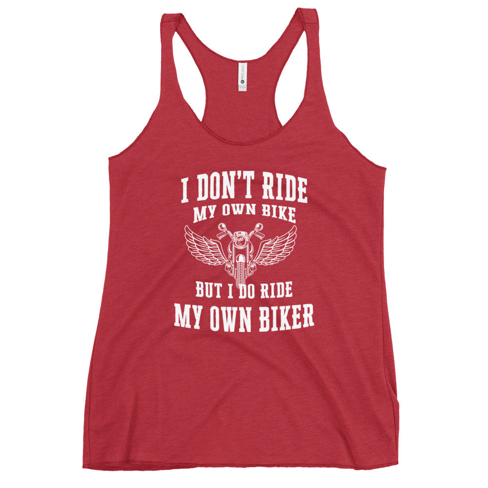Pure Trash I Don't Ride My Own Bike Canotta donna racerback cotone