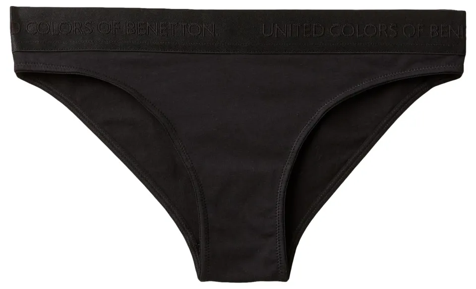 Benetton Slip Cotone Organico Elastico Logato