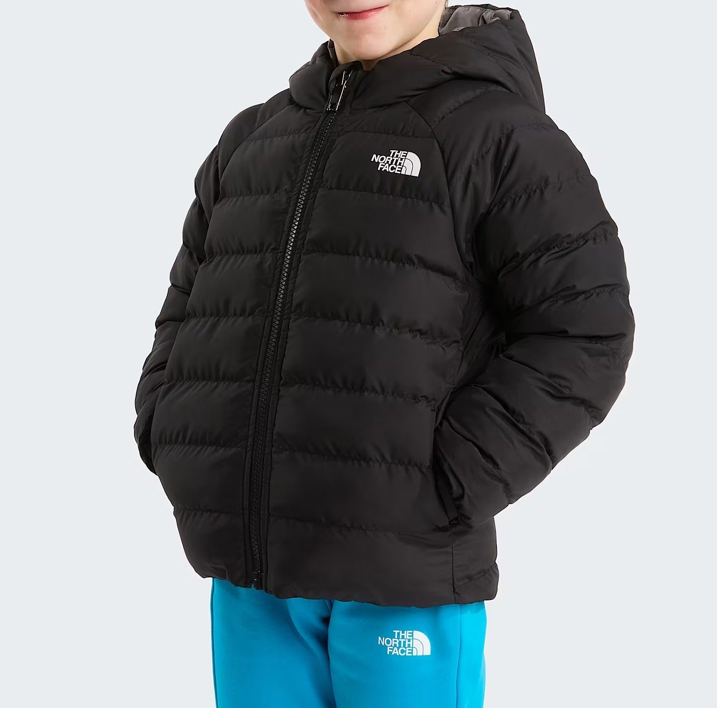 The North Face Perrito NF0A88VJ giacca bimbo nera reversibile