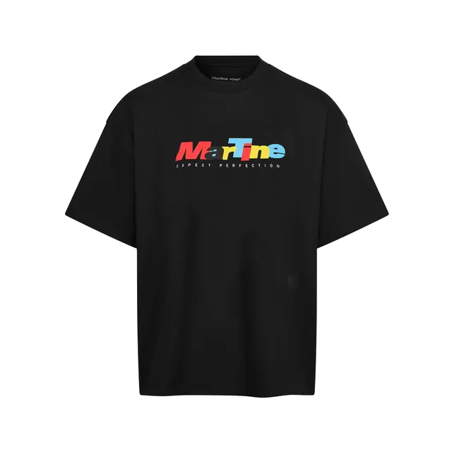 Martine Rose S/S Oversized T-Shirt maglietta Black cotone
