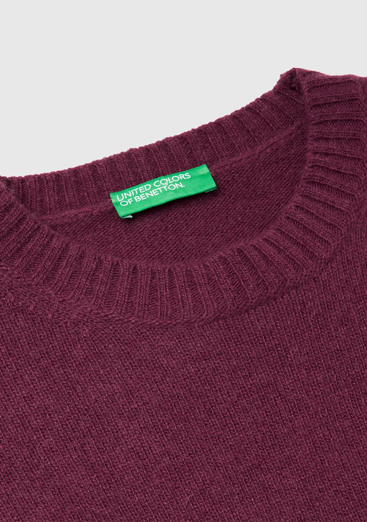 Benetton Maglieria Maglia G/C M/L Girocollo Donna Boxy