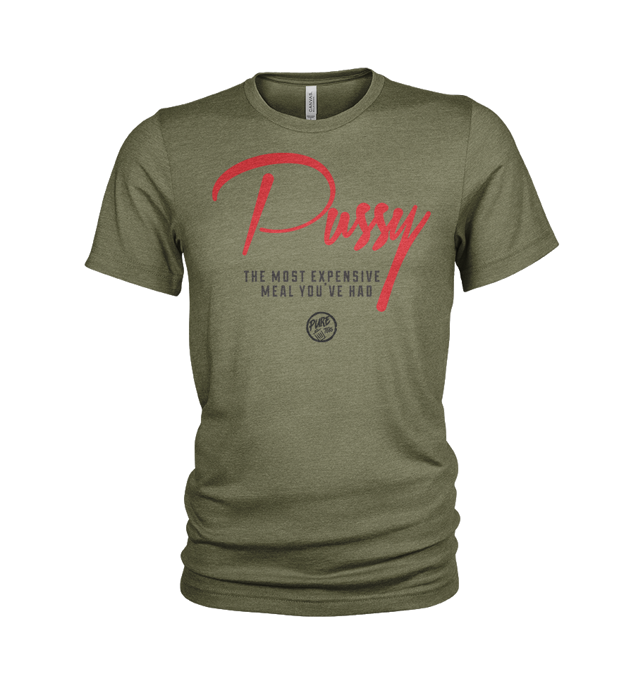 Pure Trash Pussy Most Expensive Meal t-shirt uomo cotone