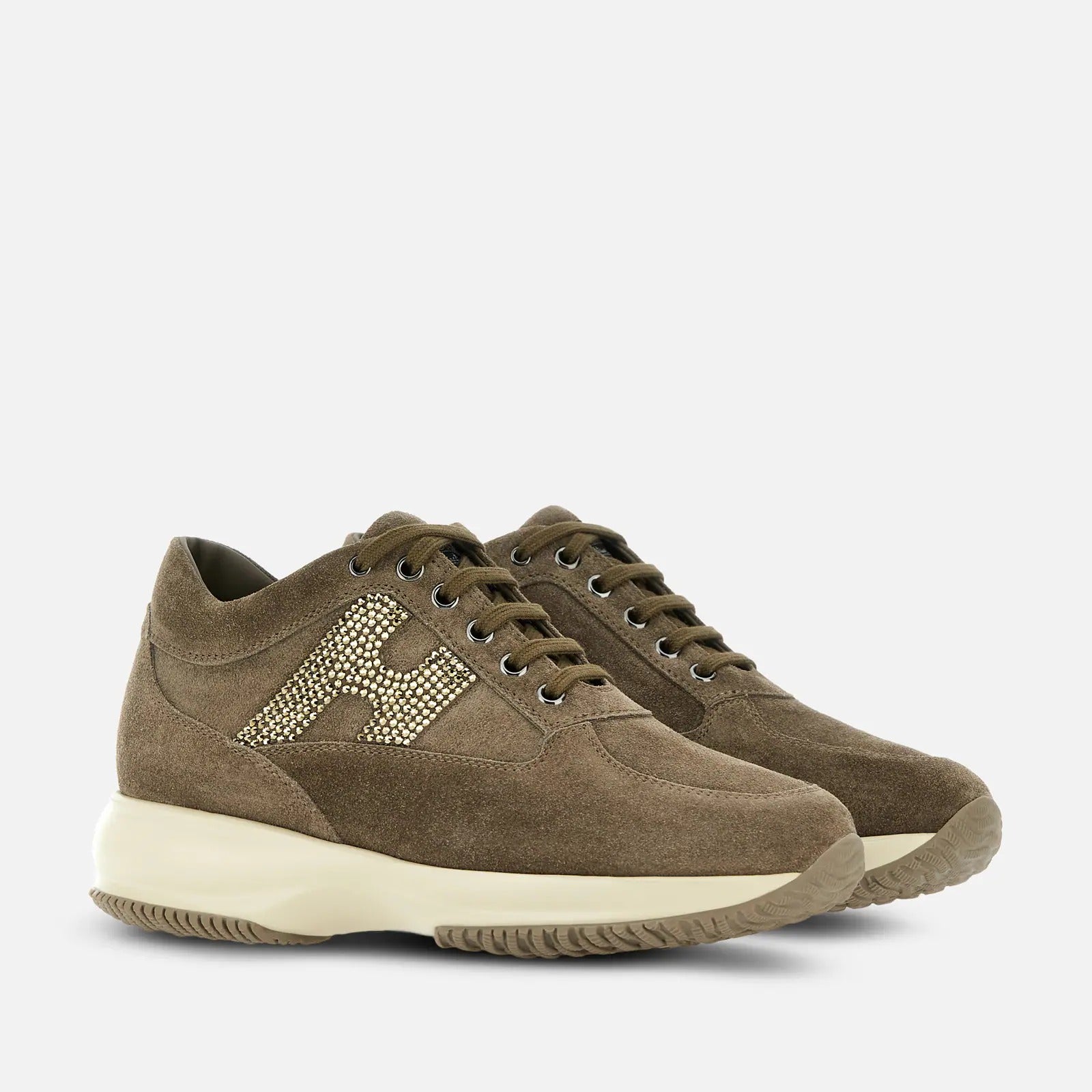 Hogan Interactive HXW00N02011UH Sneakers Donna Verde