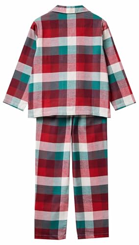 Benetton Set Pigiama Bambini XS flanella aperto