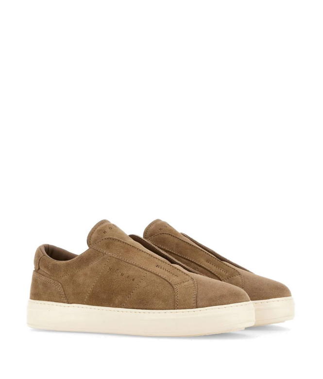 Hogan H-TV HXM6680FW60BT sneakers uomo marrone pelle