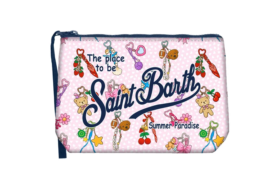 MC2 Saint Barth Aline Pochette Rosa Charms Party Scuba