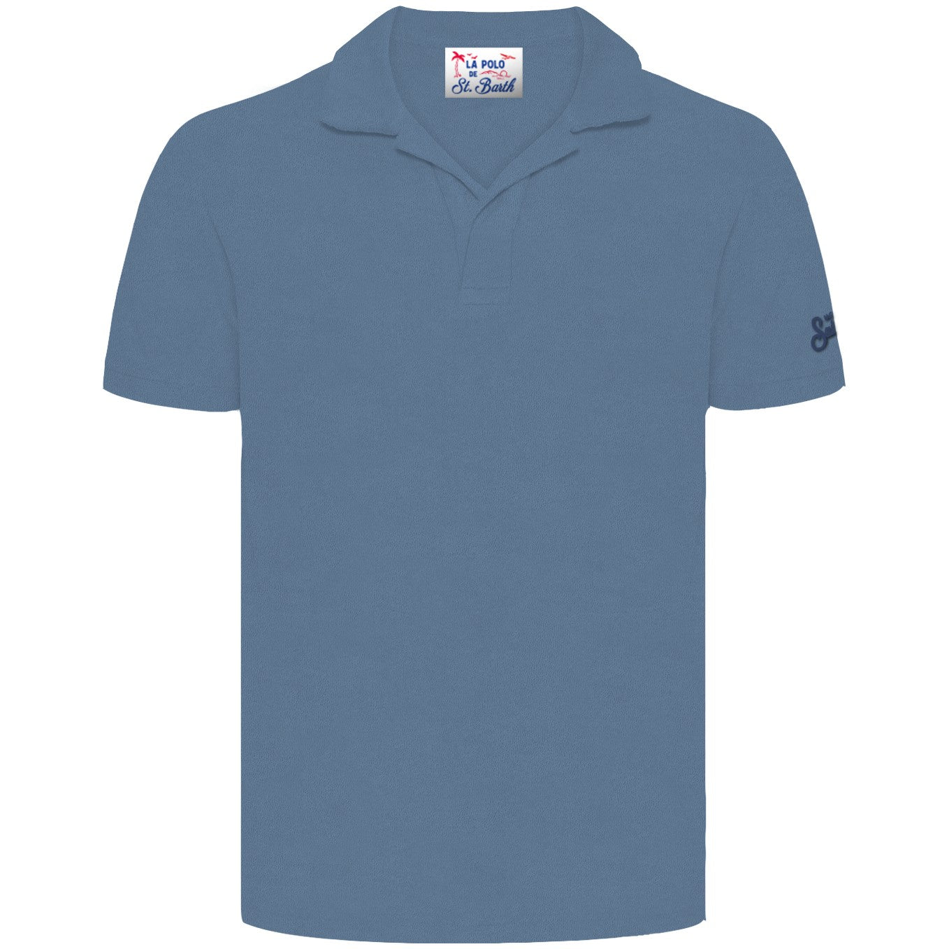 MC2 Saint Barth Jeremy 00153L polo uomo azzurro spugna
