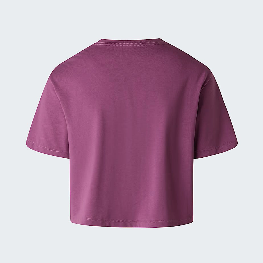 The North Face Evolution Simple Dome Cropped NF0A8FDH T-shirt Donna Viola