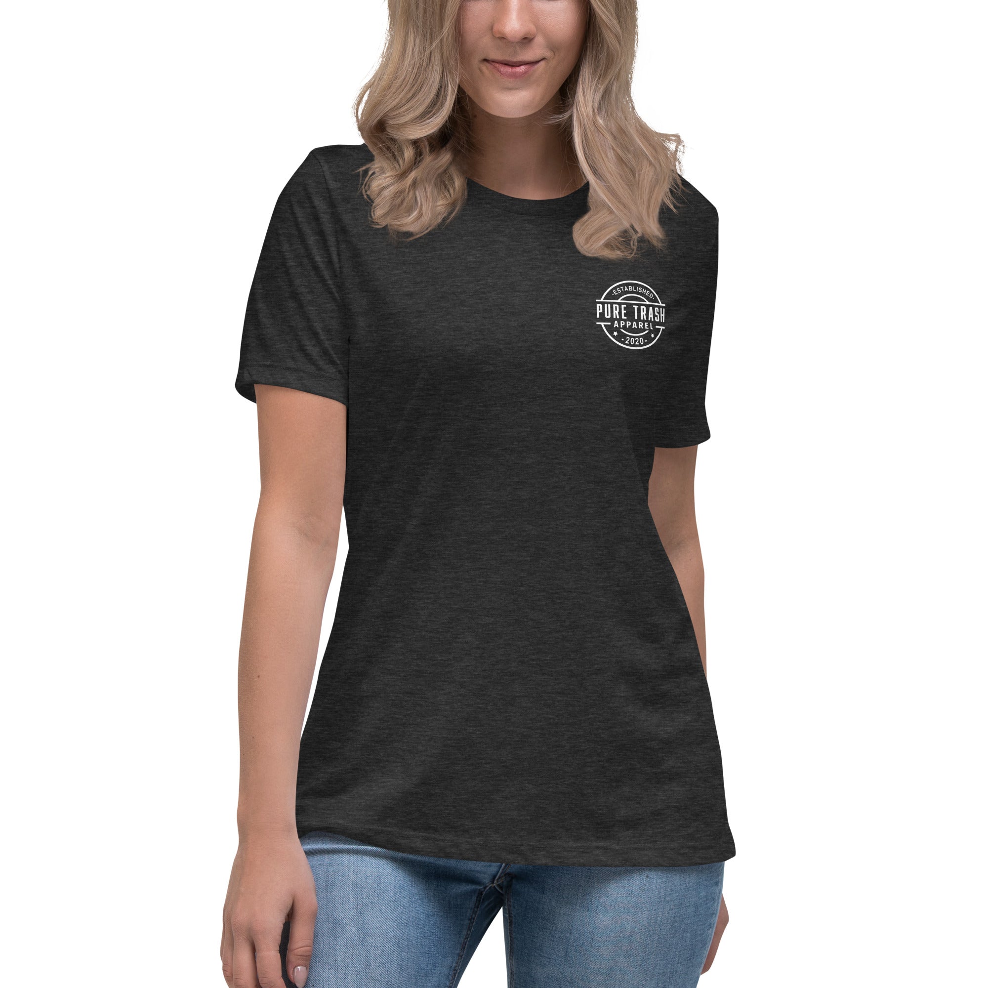Pure Trash Collection Established maglietta donna cotone relaxed