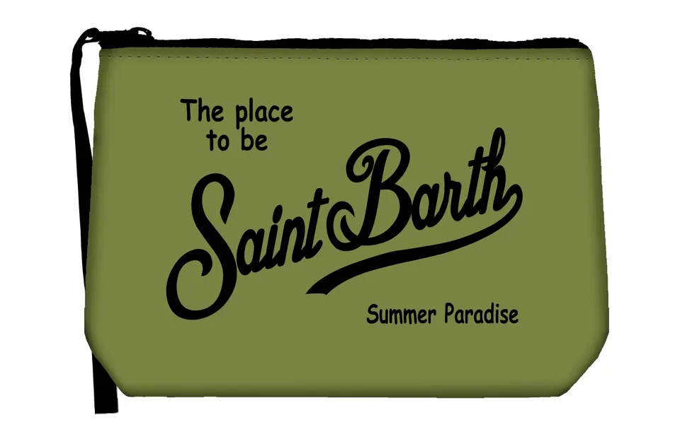 MC2 Saint Barth Aline 00395L pochette verde scuba mare