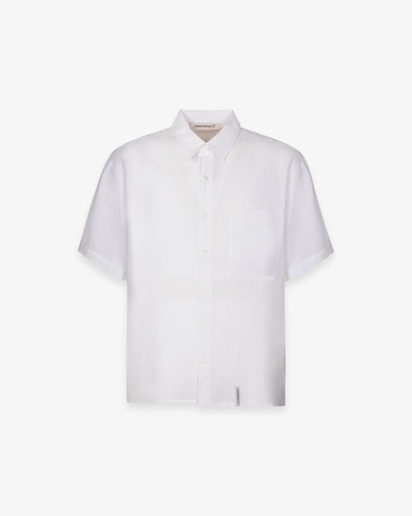 Hinnominate HMABM01556 Camicia Lino Bianca Uomo