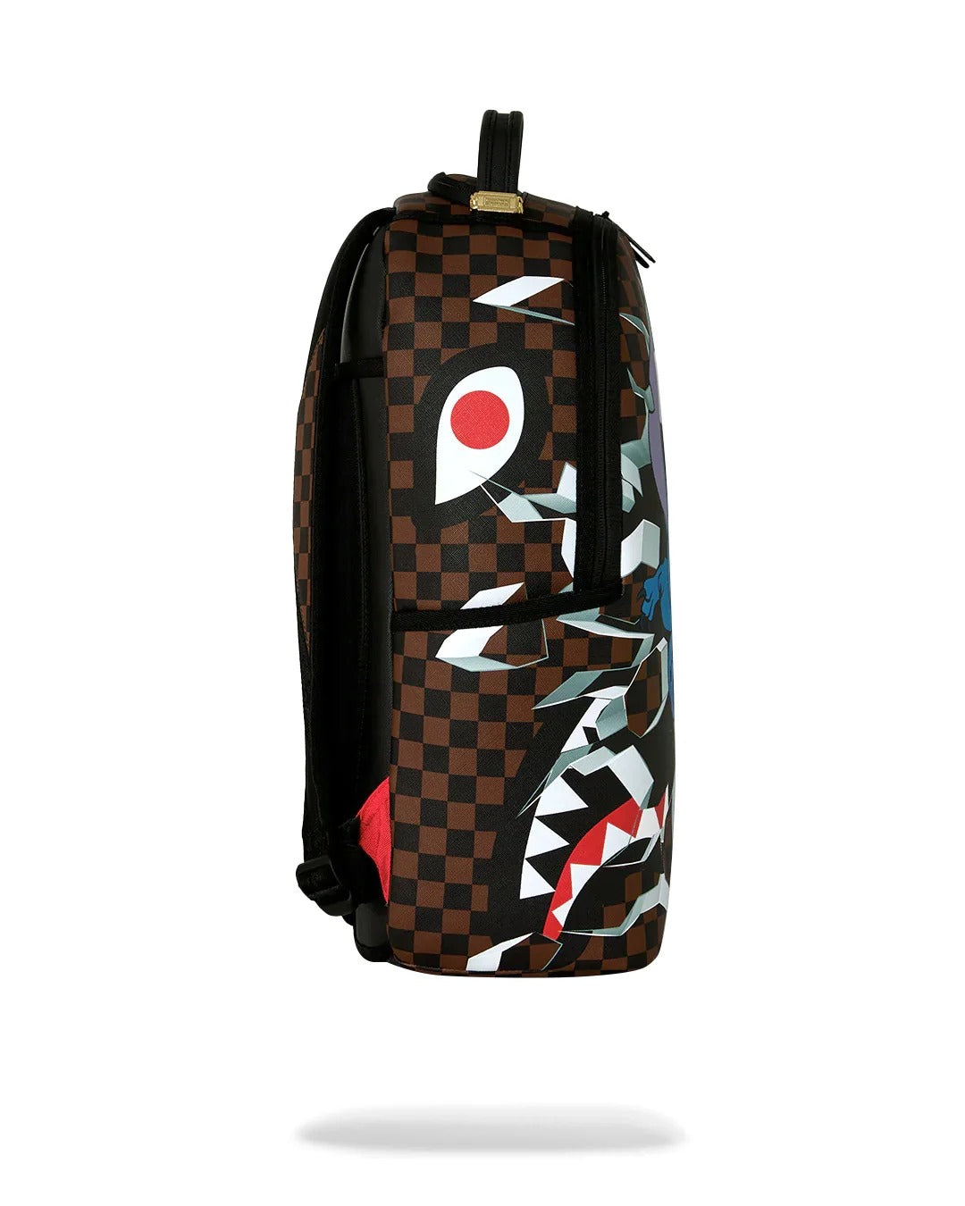 Sprayground Stitch Breakout 910B9174NSZ zaino marrone PVC