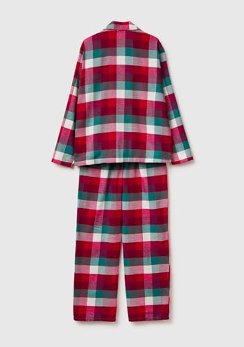 Benetton 40ep3p00w Pigiama Donna Flanella Multicolor XXS