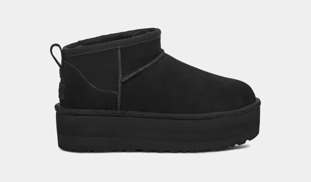 Ugg Classic Ultra Mini Platform 1135092 scarponcino nero