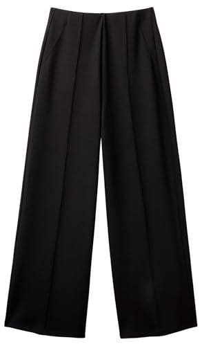 Benetton 38y6df017 Pantaloni Donna Grigio Interlock
