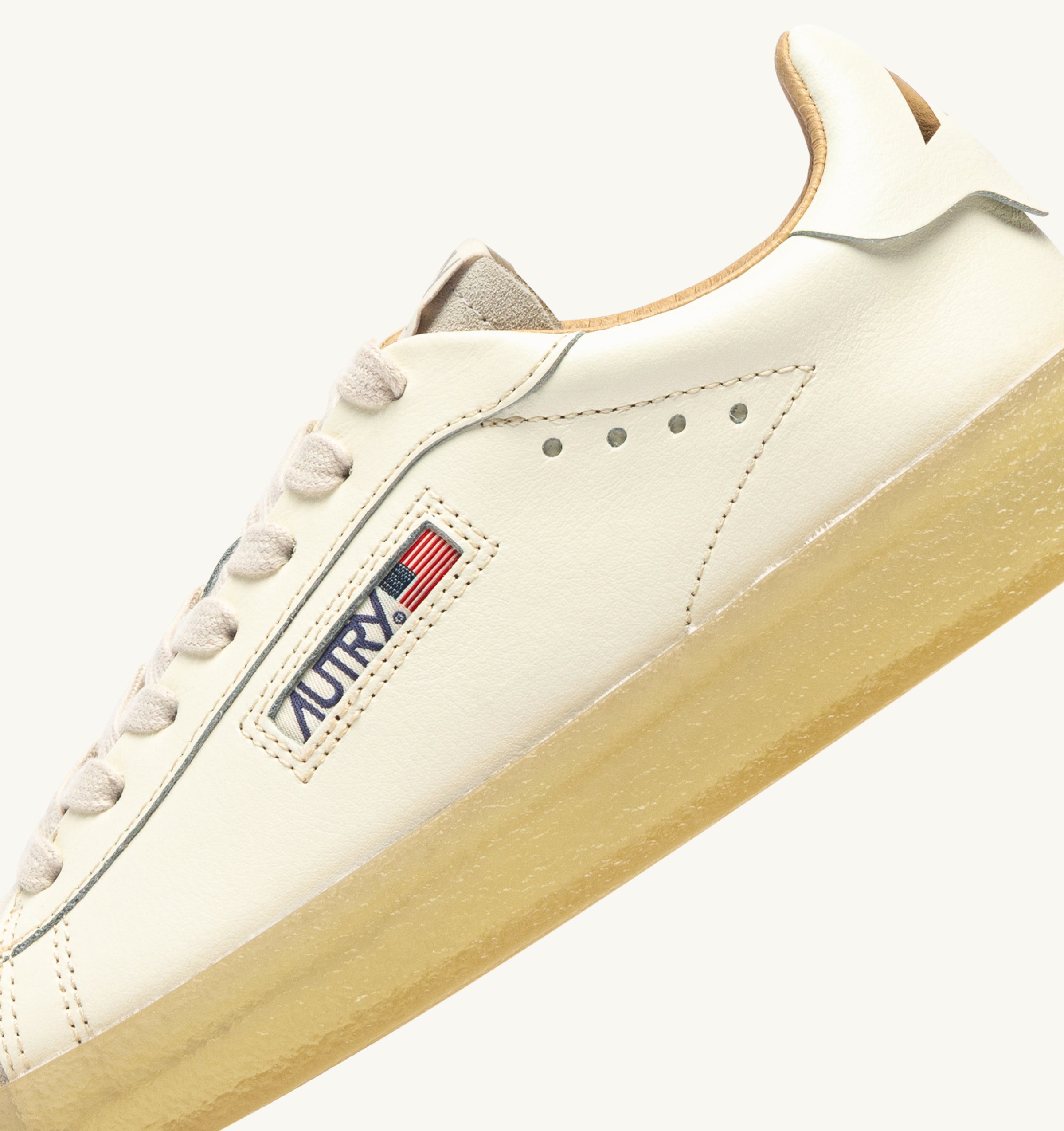 Autry Dallas Low ADLM-FD01 Sneakers White Marshmallow pelle