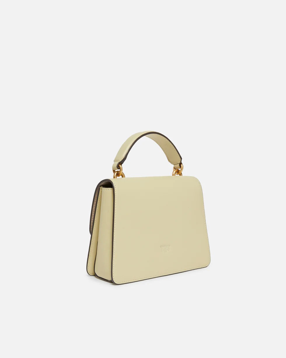 Pinko 100071 A0F1 borsa mini Love One giallo vaniglia