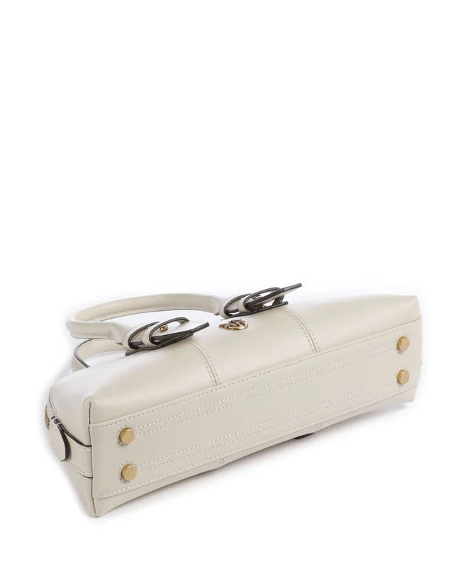 Pinko Bowling Escape Borsa Donna Bianco Pelle Tracolla