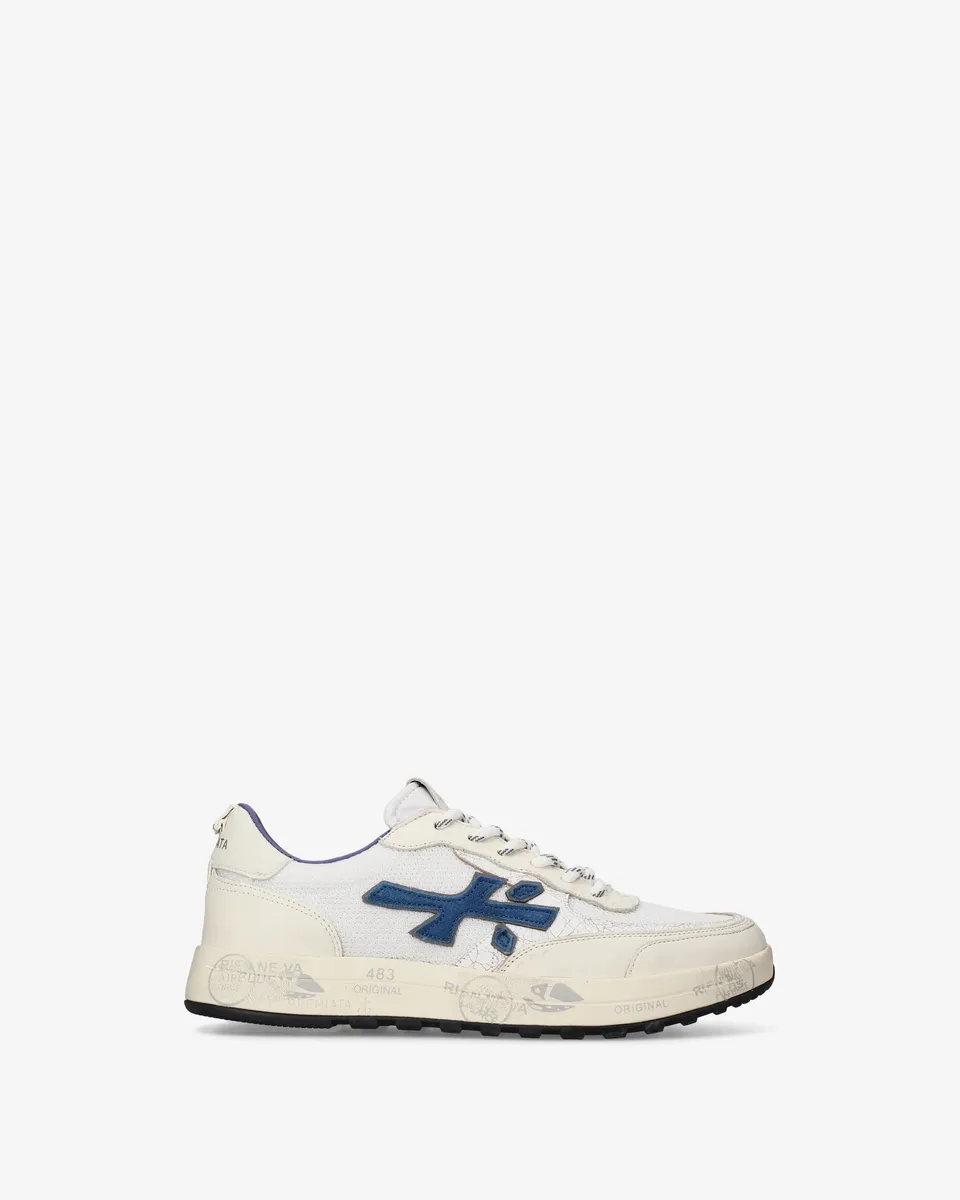 Premiata Nous 8063 sneakers uomo bianche nylon pelle