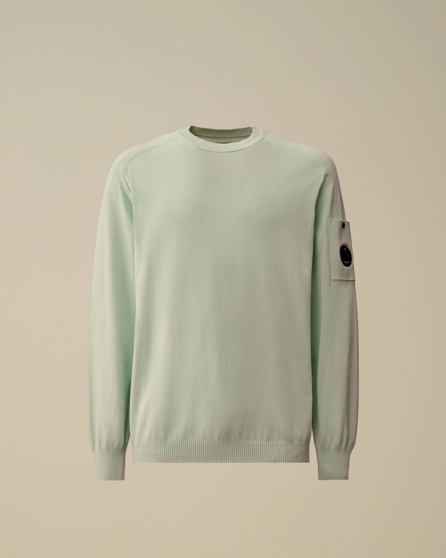 C.P. Company MKN105 Maglione Uomo Misty Blue Cotone