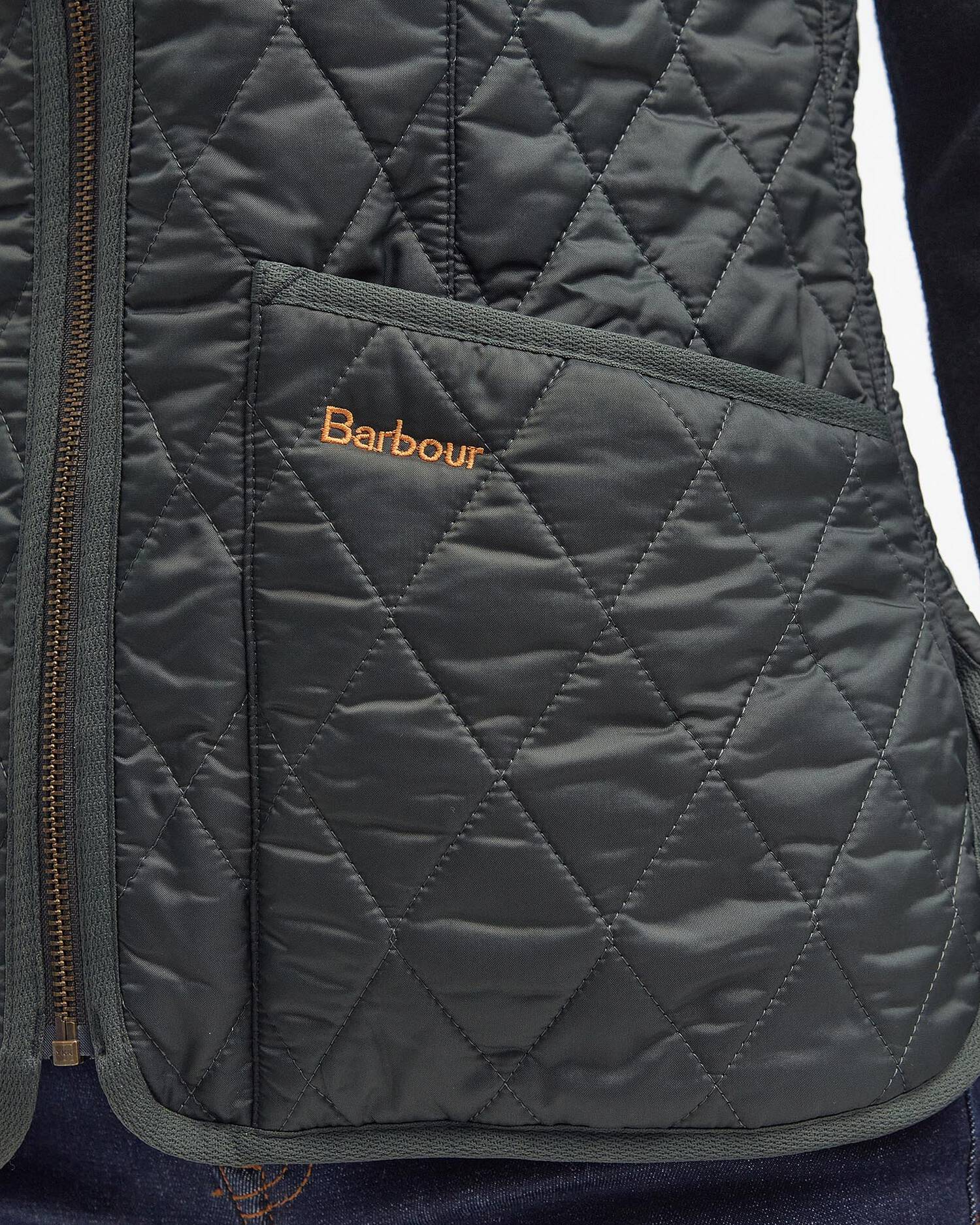 Barbour Betty Liner LLI0003 smanicato donna verde oliva