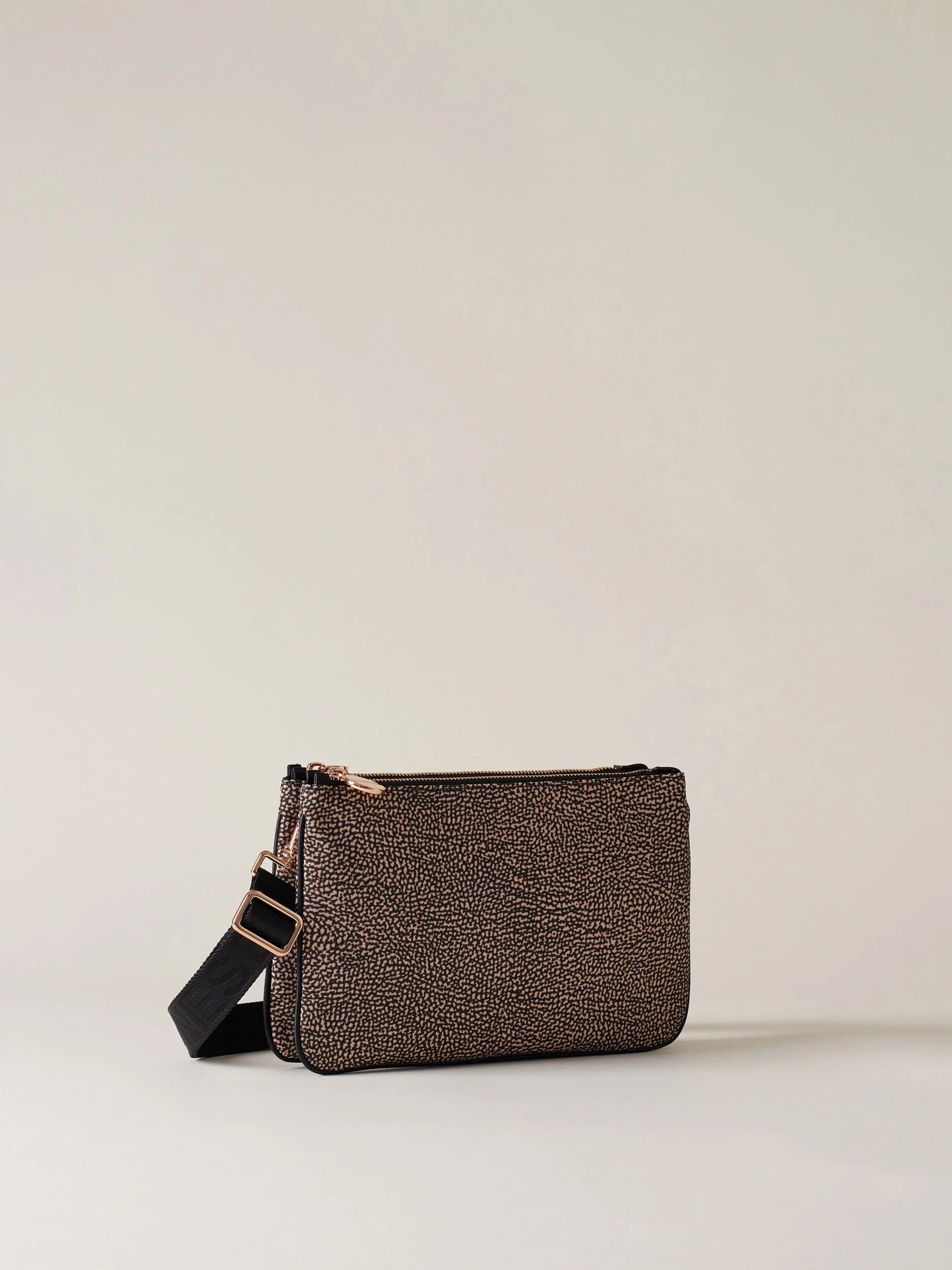 Borbonese Luna Small 934119 I15 borsa tracolla op nero