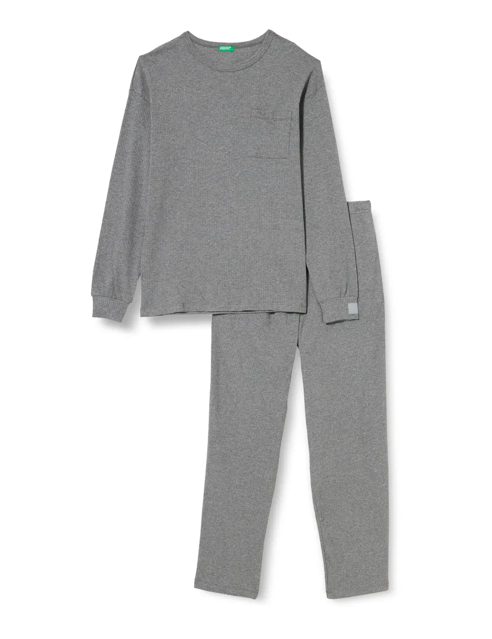 Benetton 3w6s4p02f Pigiama Uomo Costa Larga Taglia L