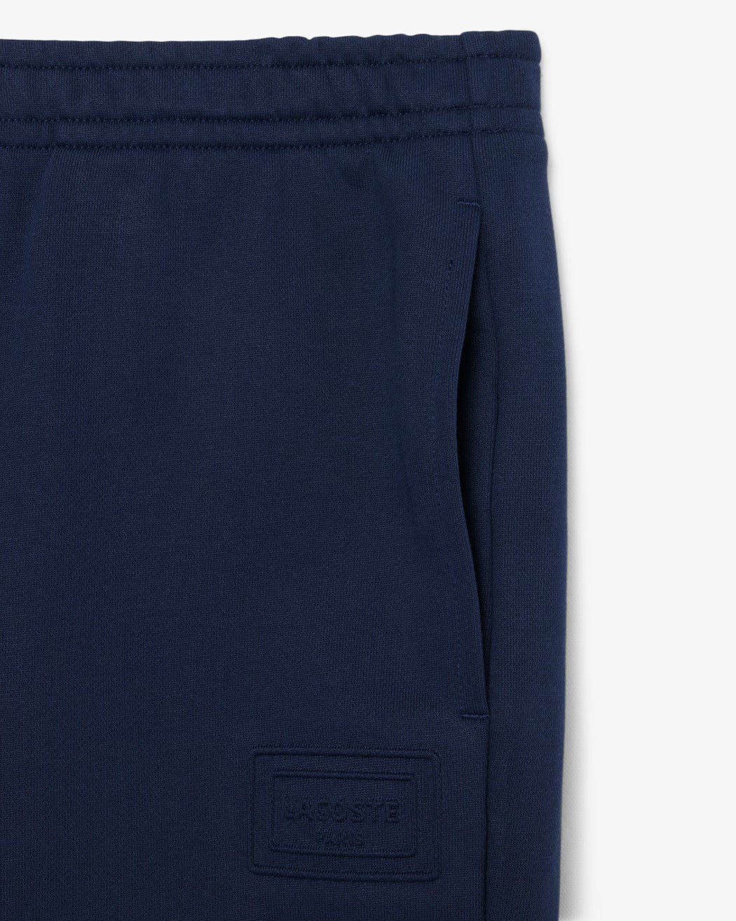 Lacoste GH0788 shorts cotone felpato blu navy