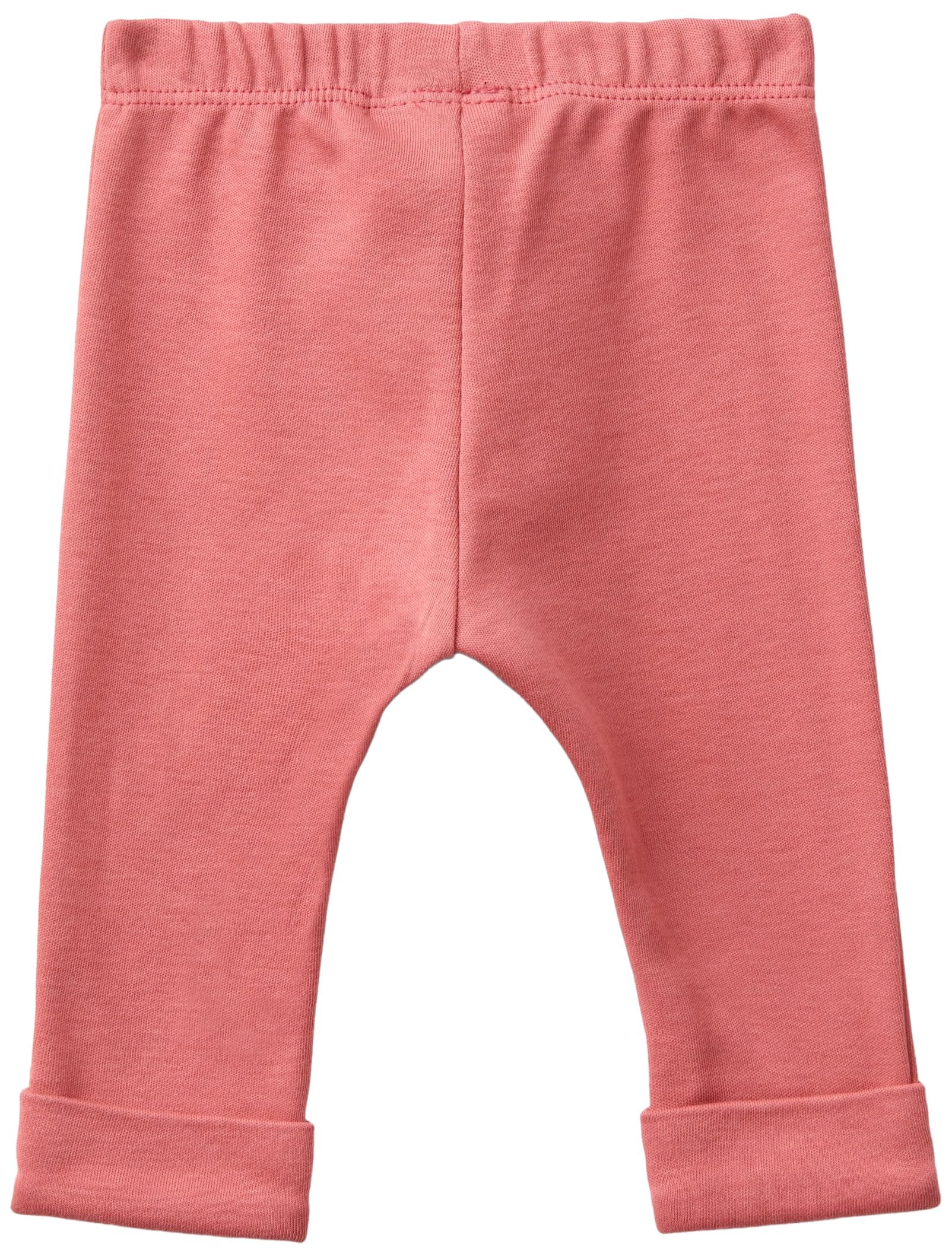 Benetton Leggings Rosa Cotone Vita Elastica Taglia 50