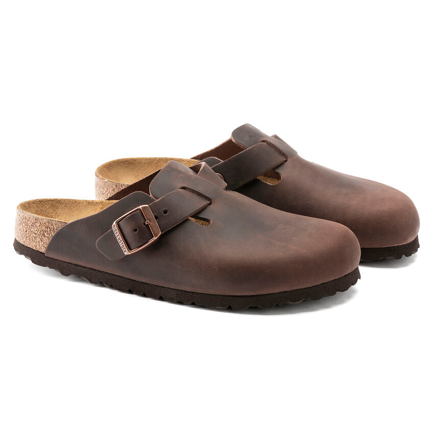 Birkenstock Boston 860133 ciabatta habana pelle