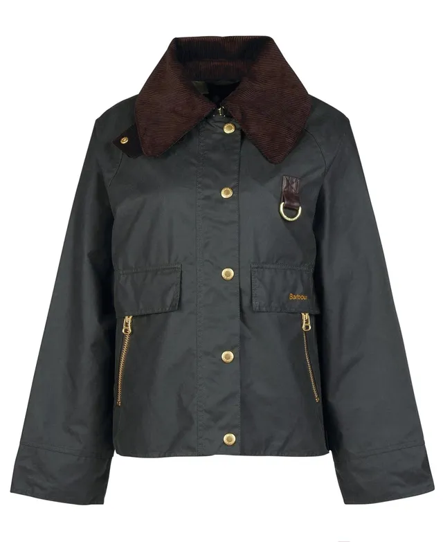 Barbour Catton LWX1333 giacca donna sage cotone cerato