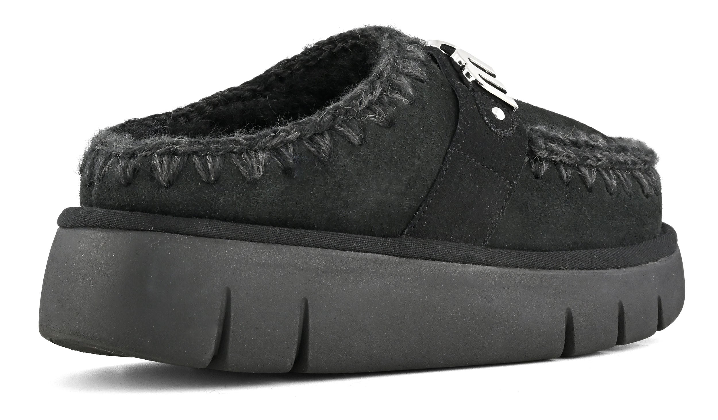 Mou Bounce Clog FW531001A Ciabatta Donna Black montone