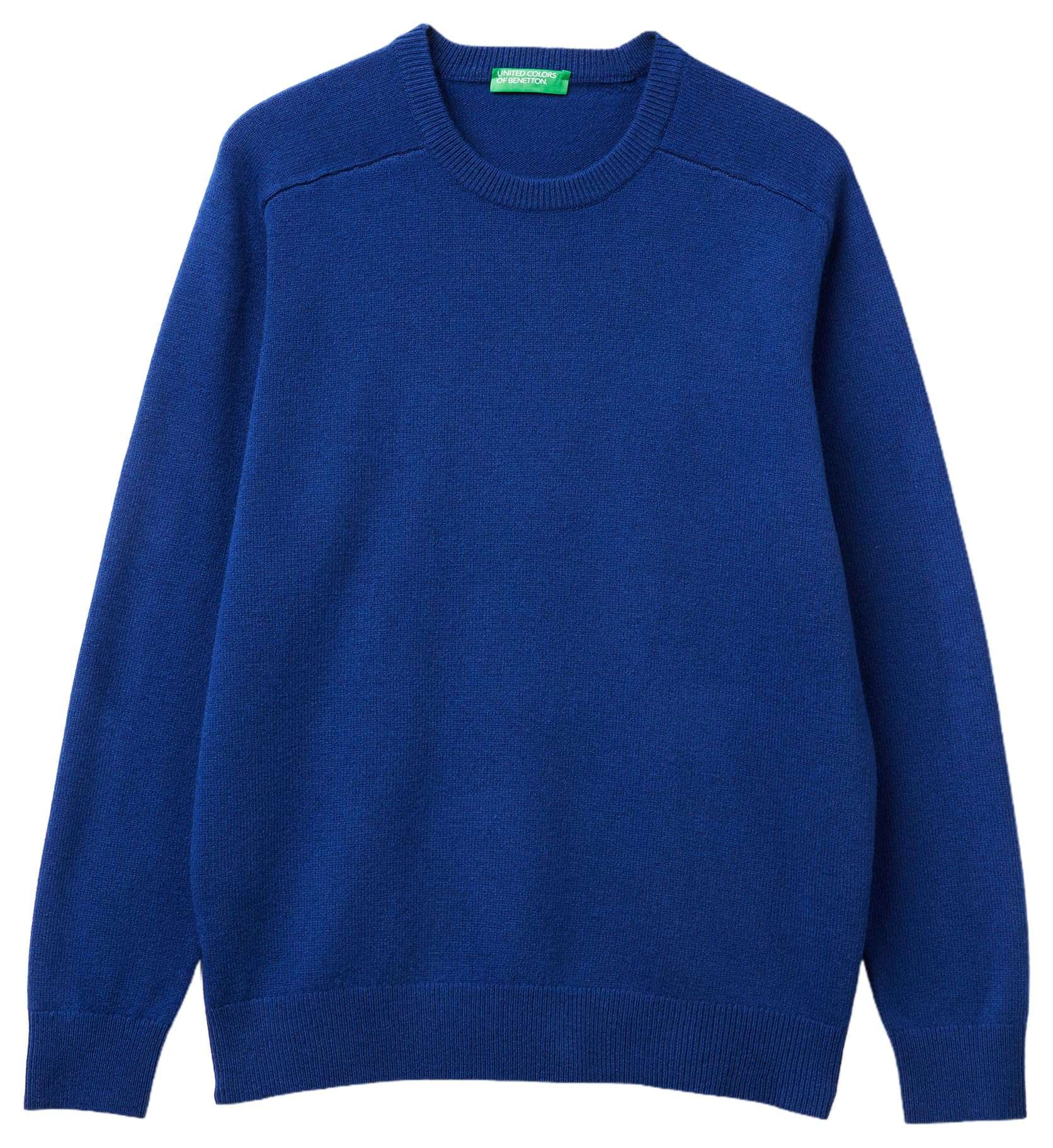 Benetton Maglieria Maglia Donna Girocollo Morbida Spalla Sella