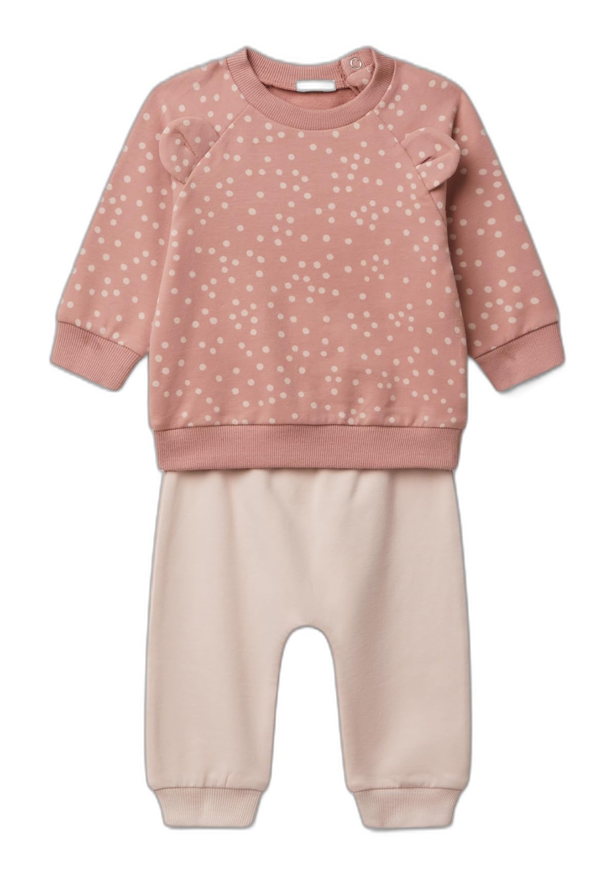 Benetton 3QGXAK01B completo bimba felpa rosa orecchie