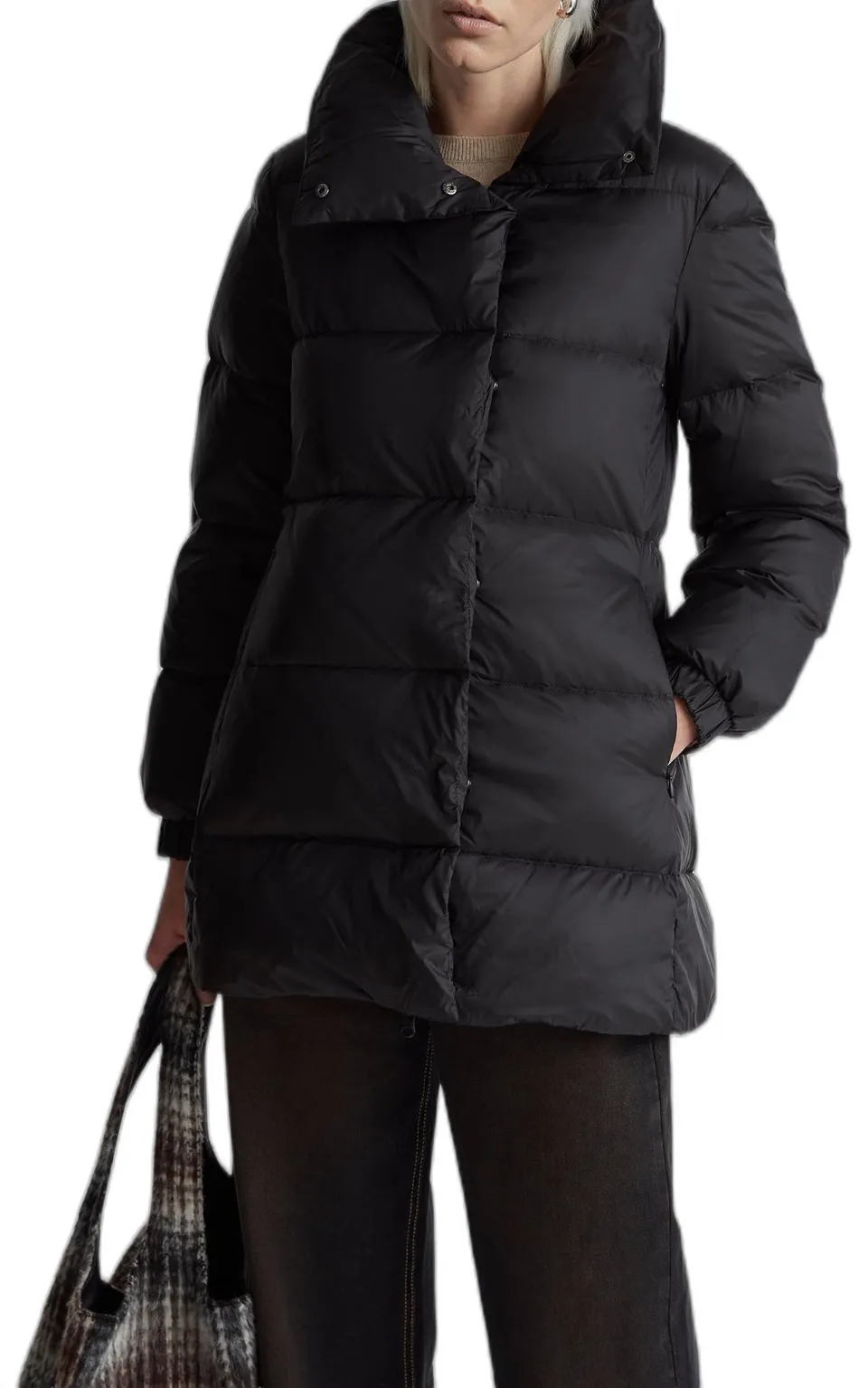 Benetton 2NIWDN08X Giacca Donna XXS Piuma Riciclata
