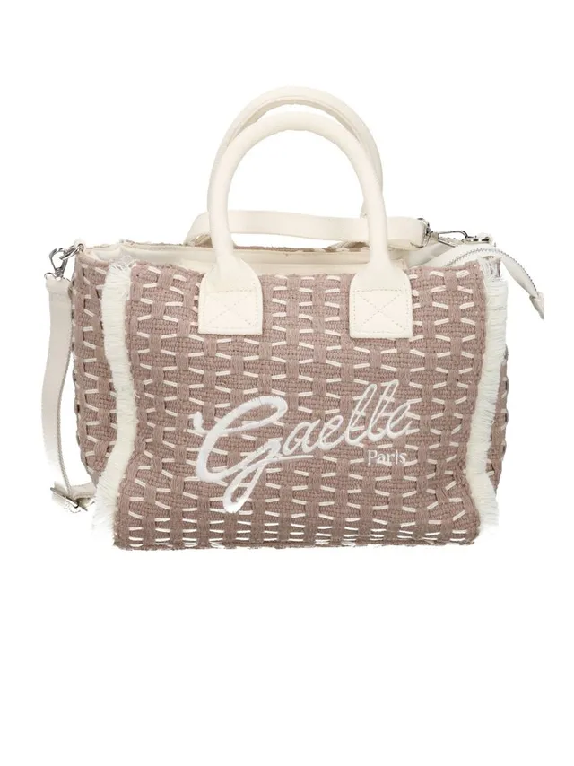 Gaelle Paris GAACW03183 Shopper Donna Beige Logo Cotone
