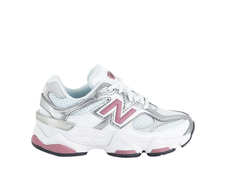 New Balance 9060 P90601Z6 sneakers bambino White Rosewood Silver