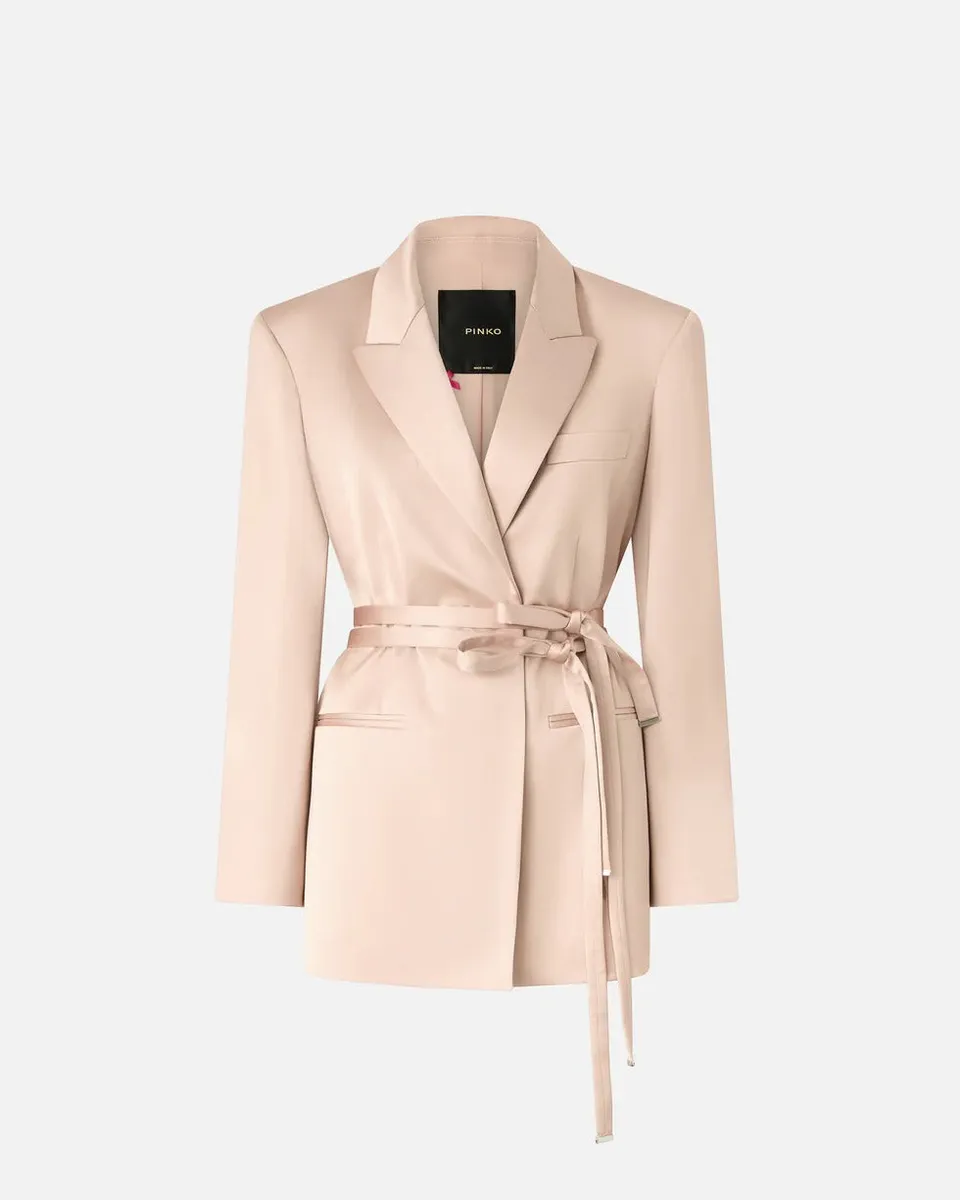 PINKO Rapa 106589 A1Y5 giacca donna rosa beige
