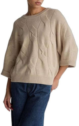 Benetton Maglieria 10K1D10FE Maglione Donna S Losanghe