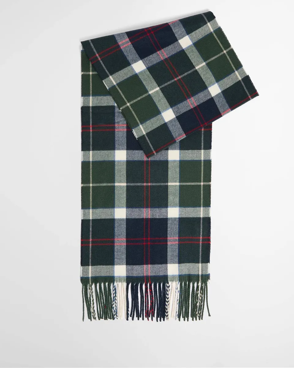 Barbour Galingale USC0300 sciarpa uomo evergreen tartan