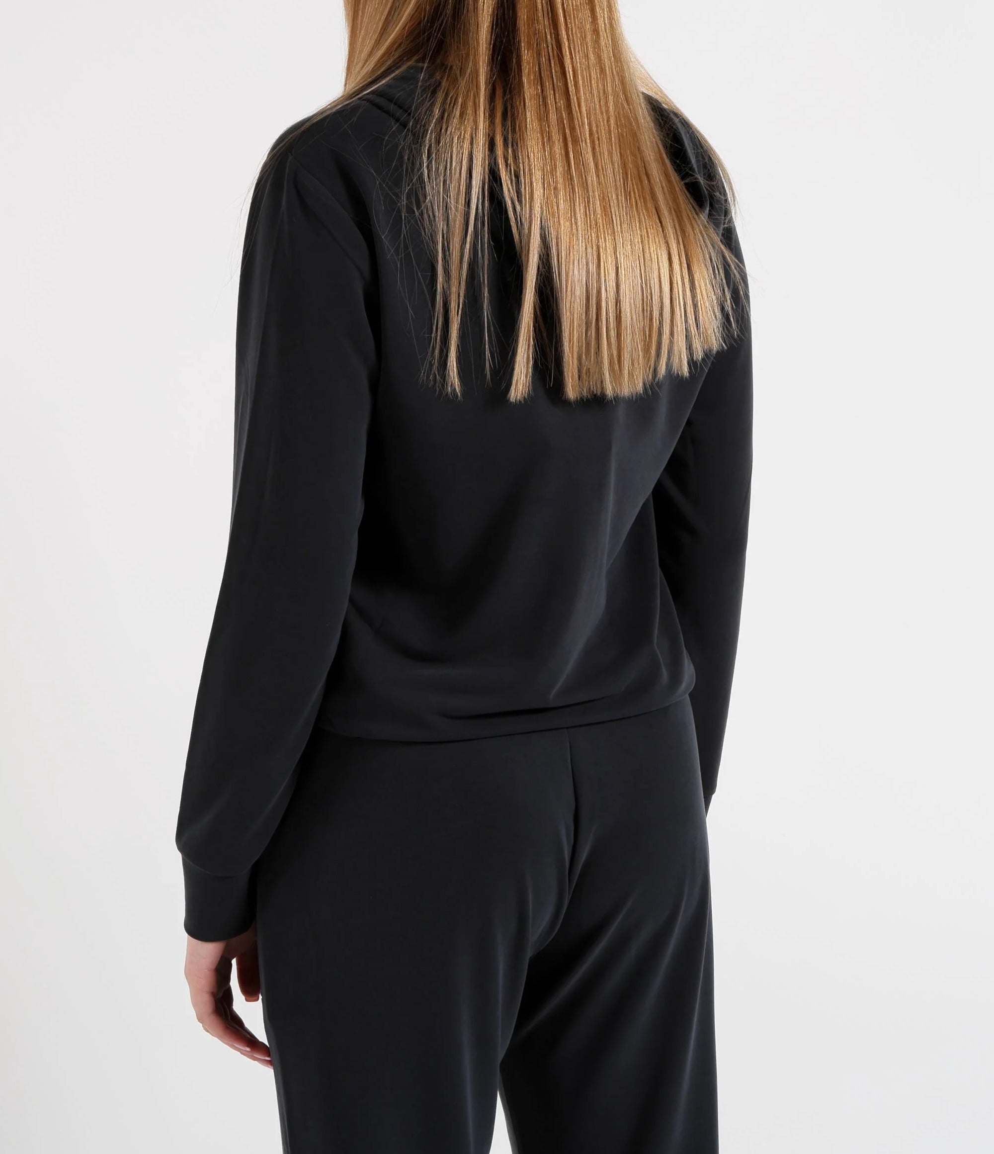 Colmar 9292 4ZV Silken felpa donna nero modal stretch