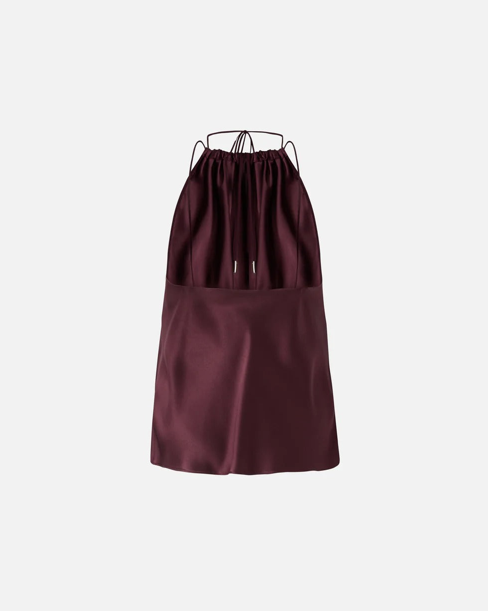Pinko Carota 106621 A1Y5 top donna Bordeaux satin