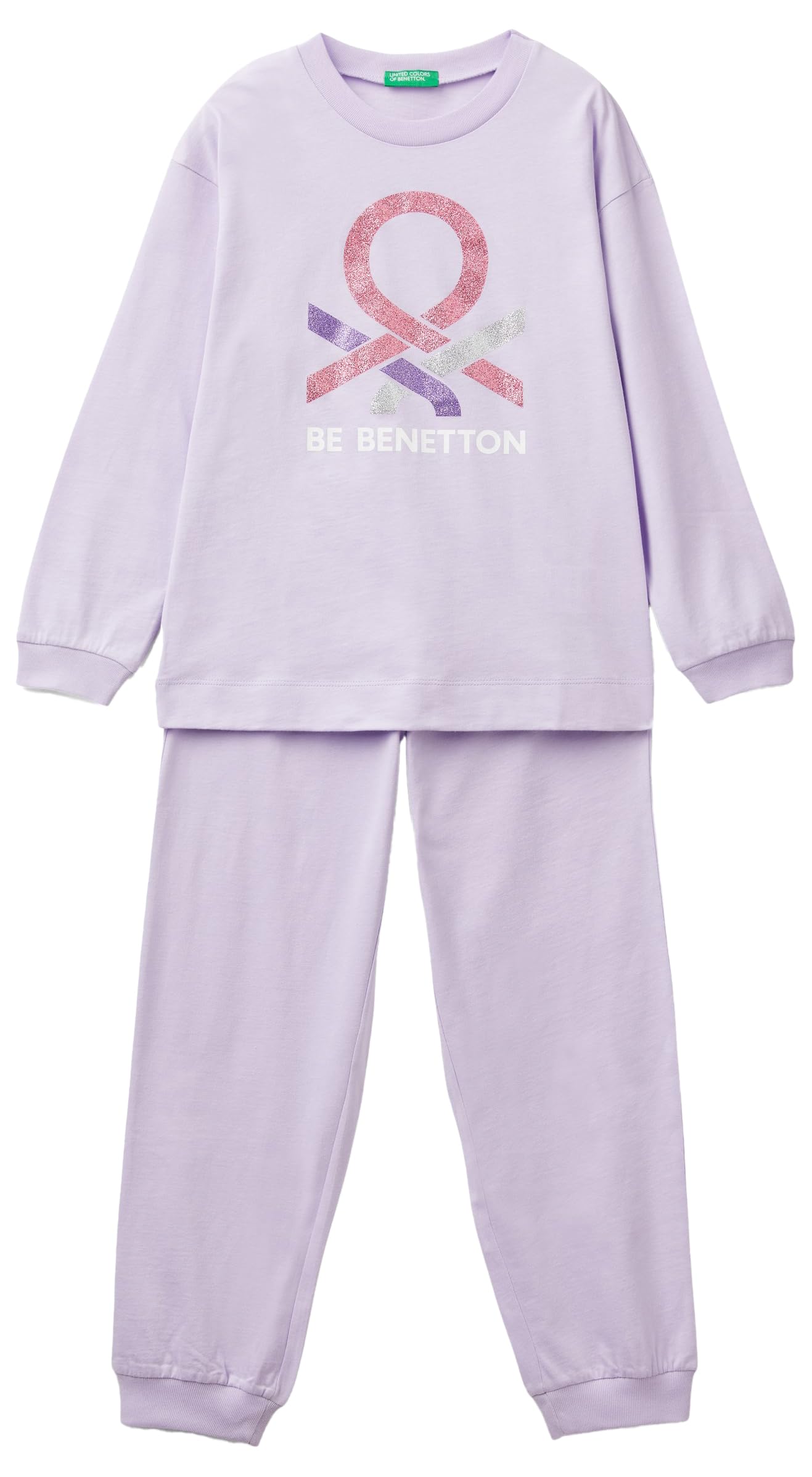 Benetton 30960p06q Pigiamino Bambino Blu Taglia 90