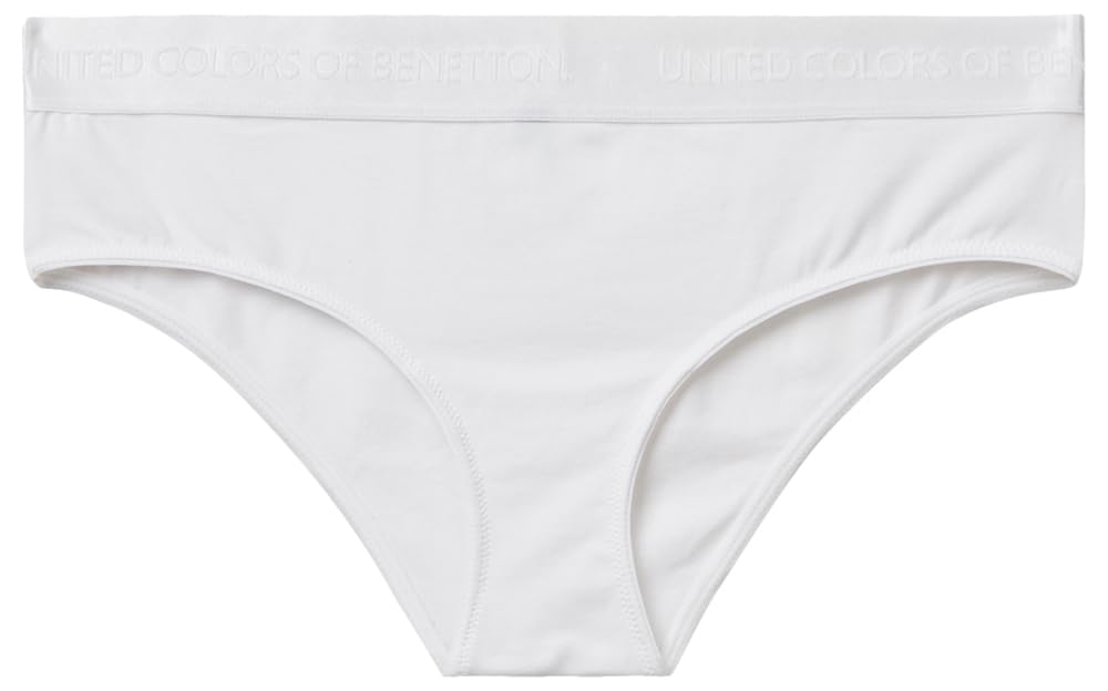 Benetton Slip 3OP81S01L Fianco Alto Cotone Organico Donna