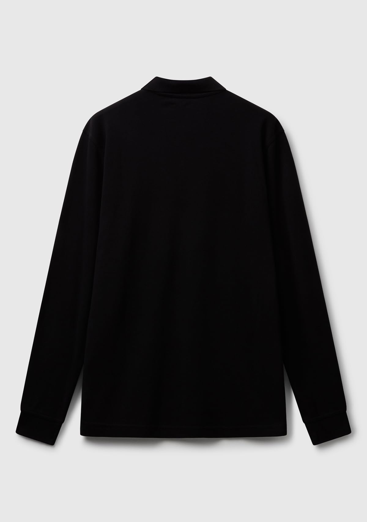 Benetton 3089j3204 polo uomo manica lunga tinta unita