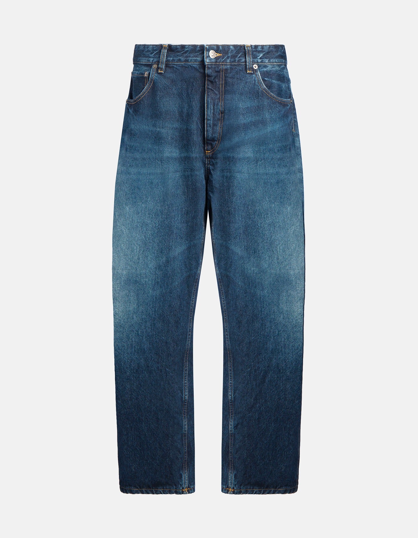 Dondup Anthony UP706 Jeans Uomo Blu Loose Denim