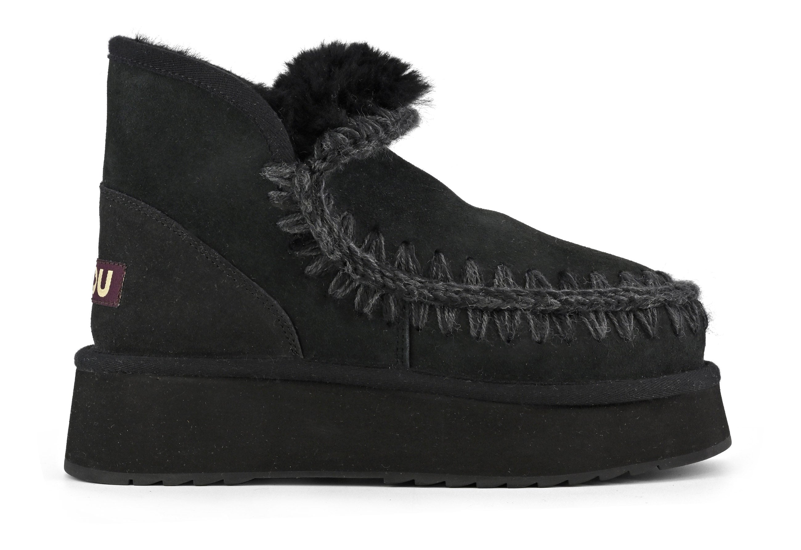 Mou Mini Eskimo Platform Stivaletto Nero FW681000A Montone