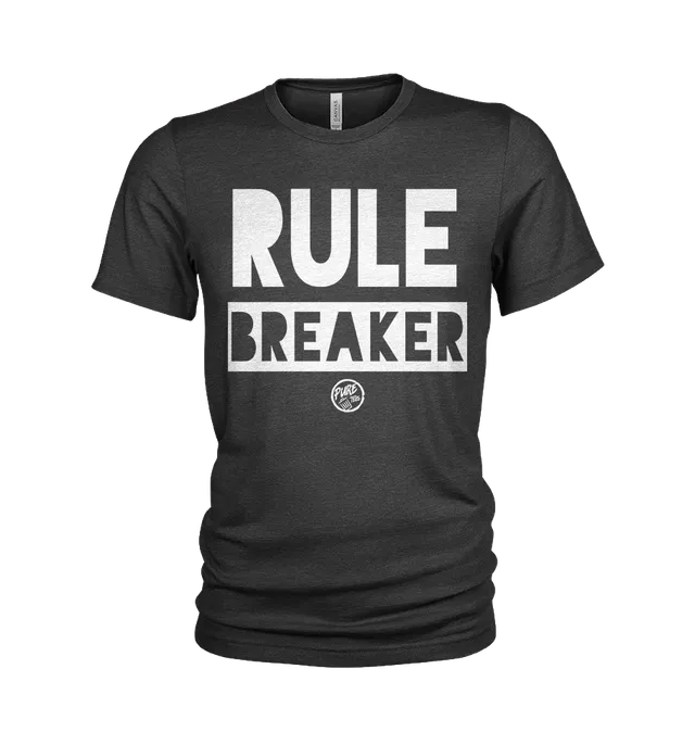 Pure Trash Mens T-Shirts Rule Breaker maglietta uomo cotone
