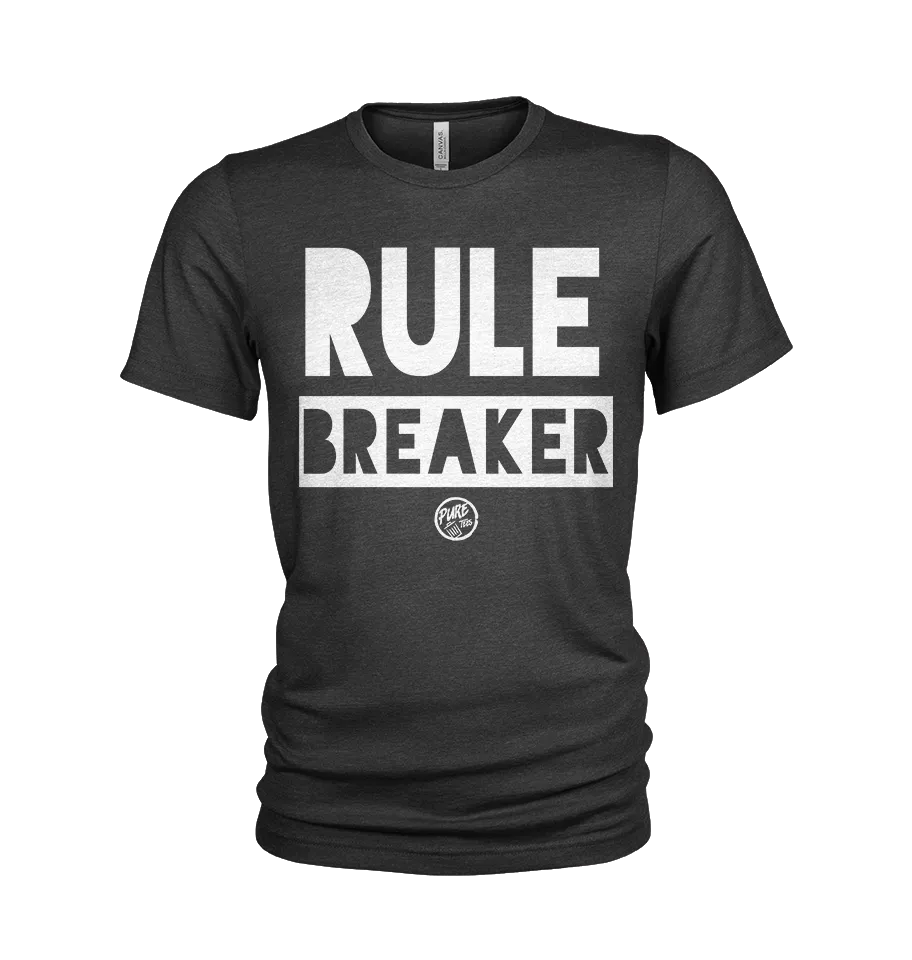 Pure Trash Mens T-Shirts Rule Breaker maglietta uomo cotone