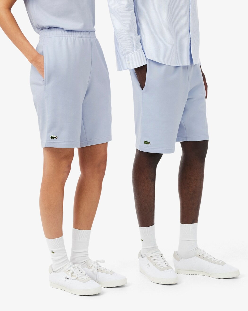 Lacoste GH0788 shorts felpato blu chiaro unisex